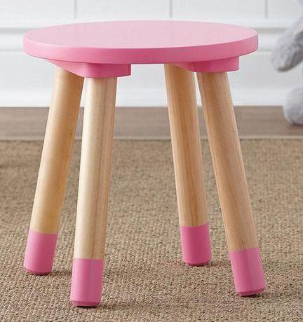 Factory hot sale furniture children's Wooden MDF interior kids stool for 100% safety