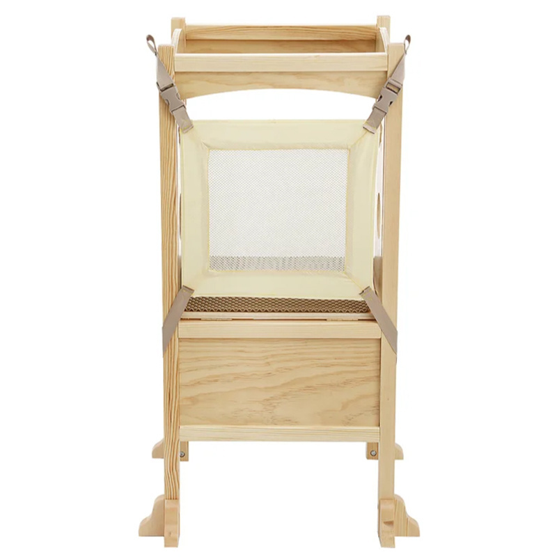 Kitchen Helper Folding Step Stool Wooden Learning Tower