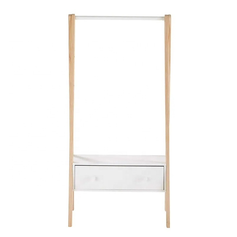 Simple household goods Bamboo hanger Living room bedroom corridor clothing rack