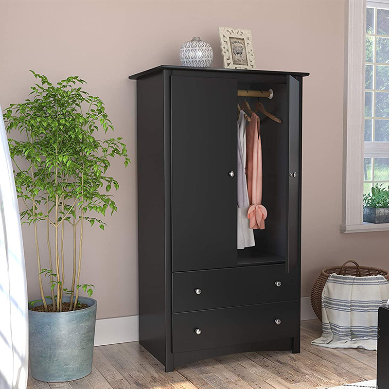 Bedroom Furniture Armoire Simple Storage Wooden Organizers Modern Bedroom Closet Wardrobes