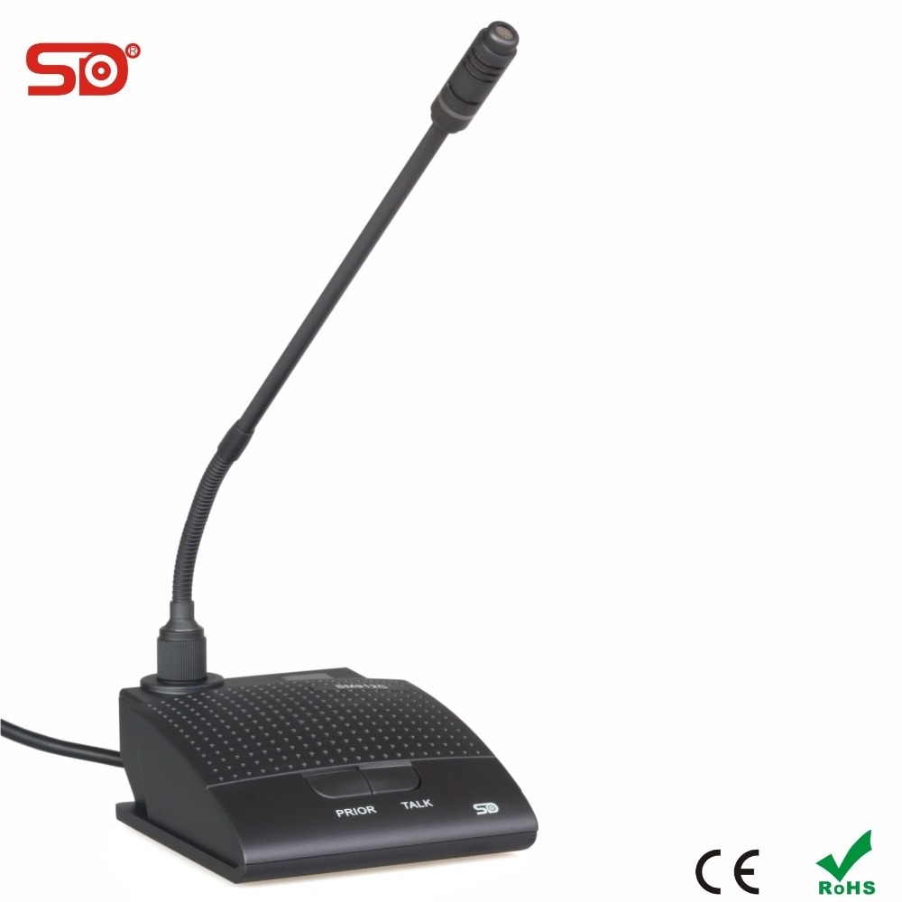 SINGDEN hot selling wired digital conference system video conference system conference room microphone