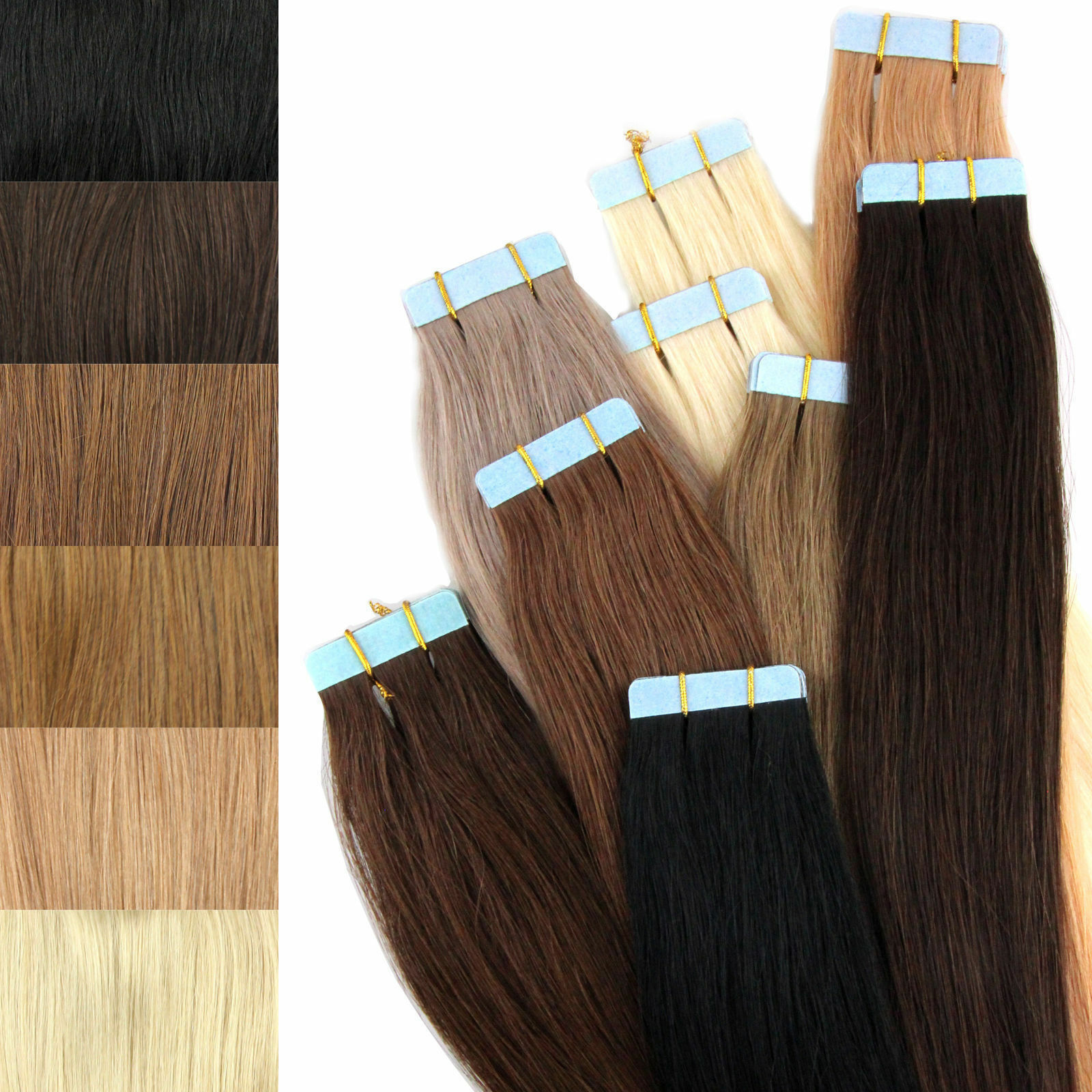 FH 100% Human Remy Virgin Hair Vendors 28 Inch Seamless Tape Hair Extension Double Drawn Tape In Human Hair Extensions