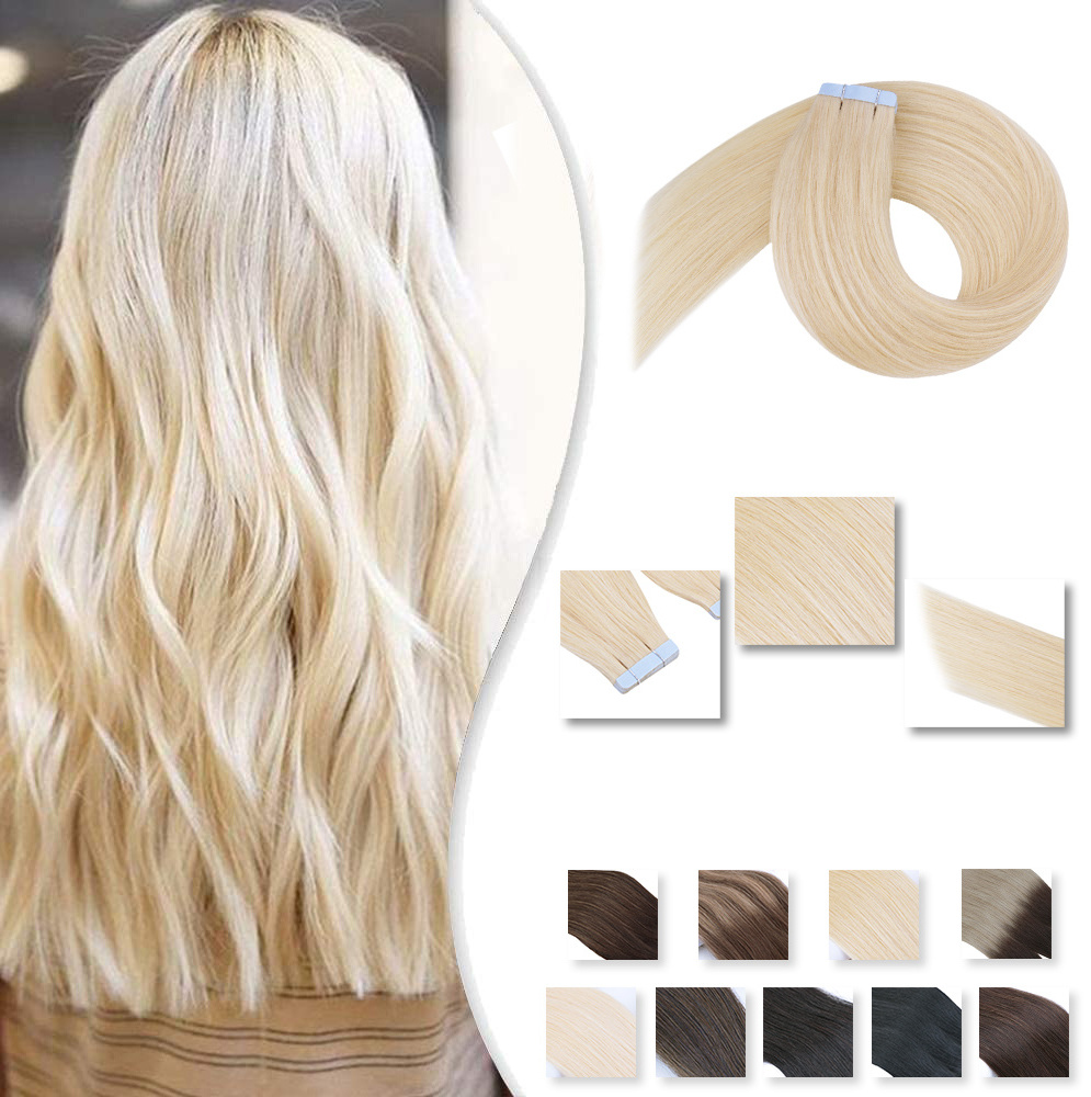 FH 100% Human Remy Virgin Hair Vendors 28 Inch Seamless Tape Hair Extension Double Drawn Tape In Human Hair Extensions