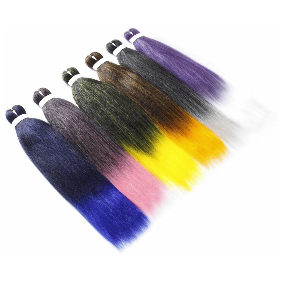 Wholesale Pre Stretched Braiding Hair 100% Japanese Synthetic Hair Extension Braiding Hair