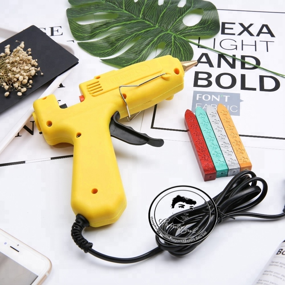 Beautiful hot glue guns with glue stick