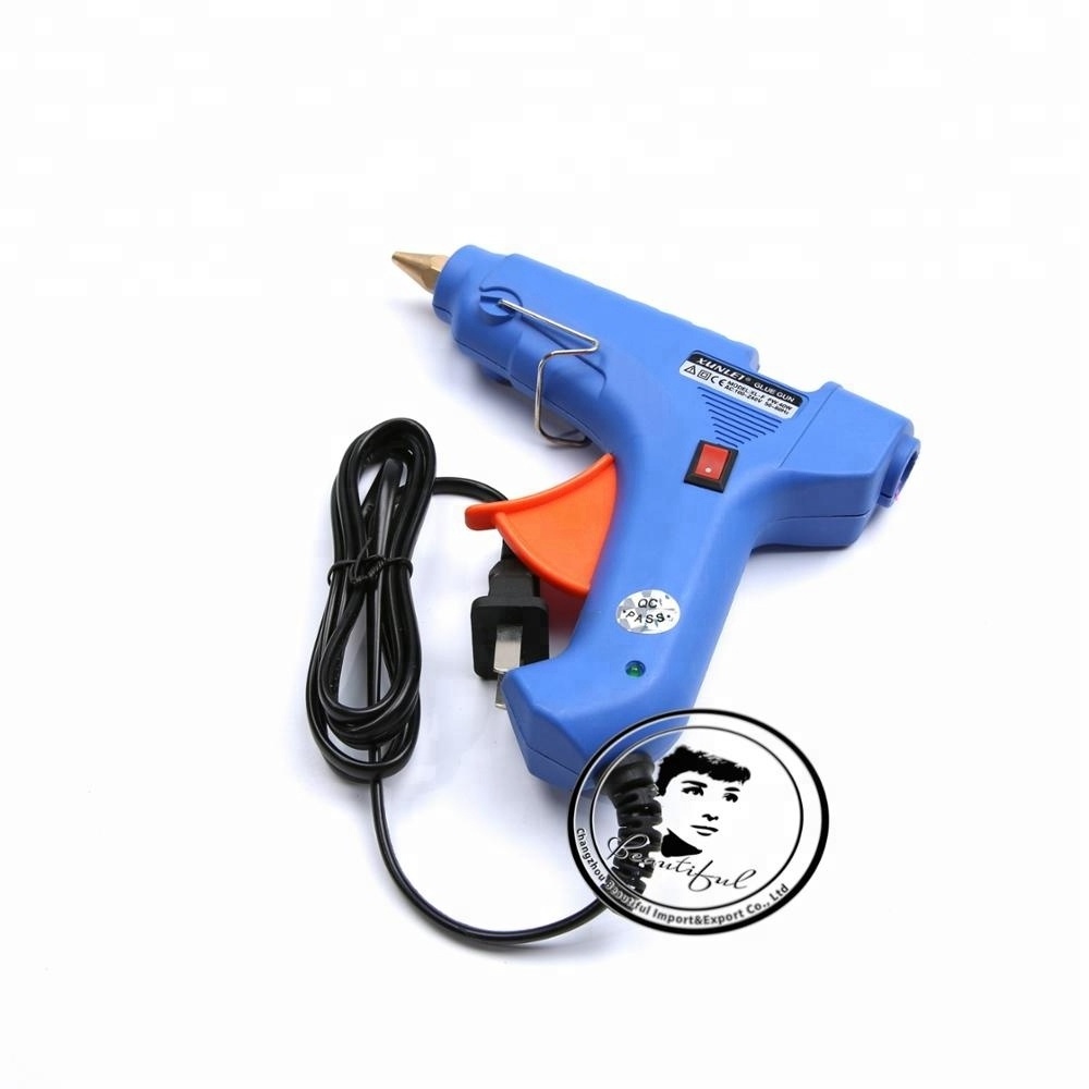 Beautiful hot glue guns with glue stick