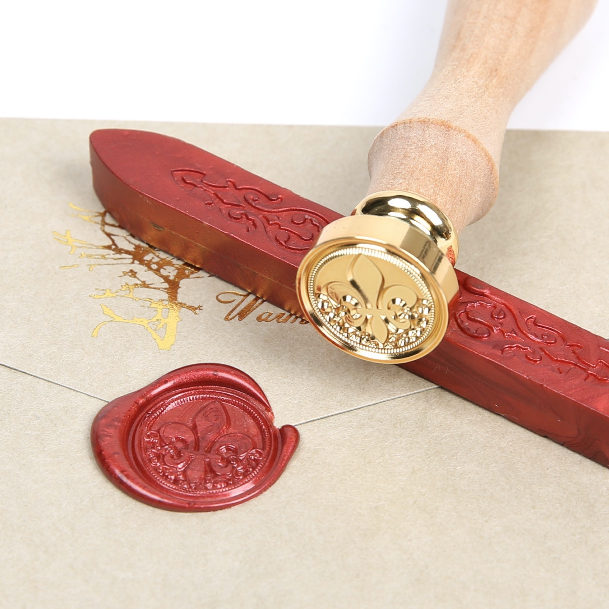 Multi Color Seal Wax Stamp Stick Custom Patterns Wax Sticks Available For Envelop Wedding