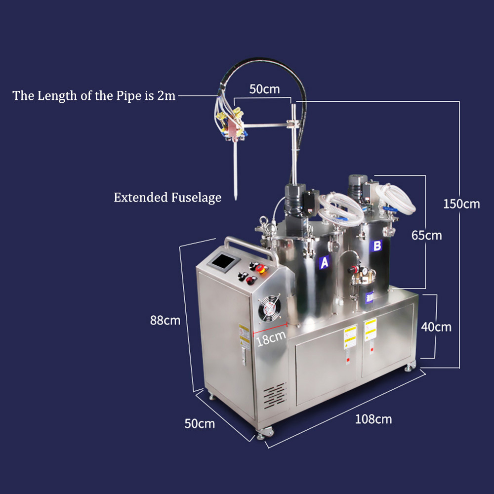 AB Glue Filling Machine Electronic Products Filling and Sealing Machine High Precision Metering Dispensing Equipment Double Liqu