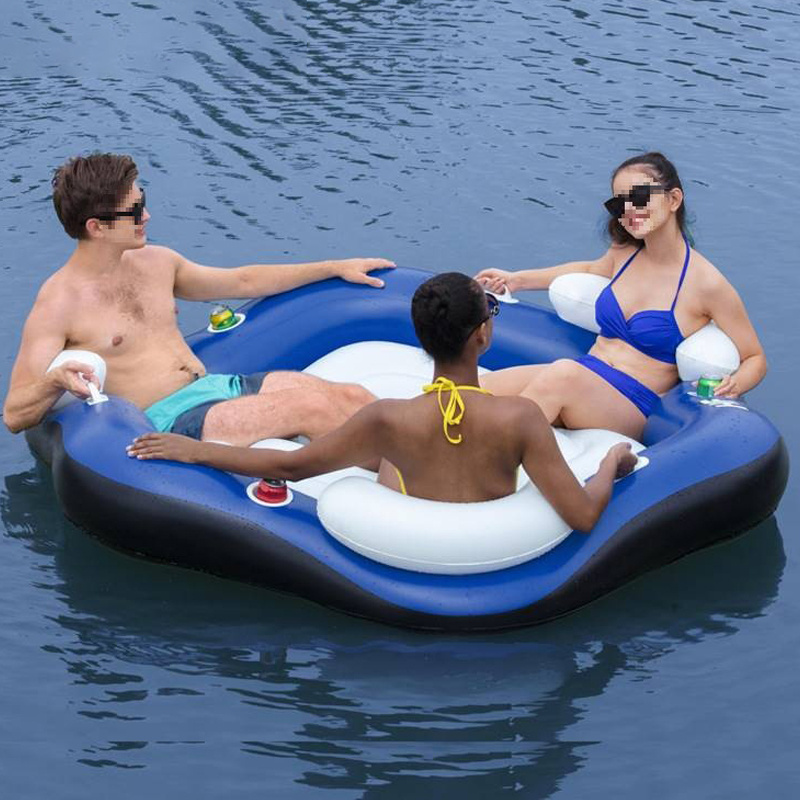 Inflatable Pool Floaty Lounger Float Raft Water Floating Hammock Water Sofa Inflatable Floating Bed