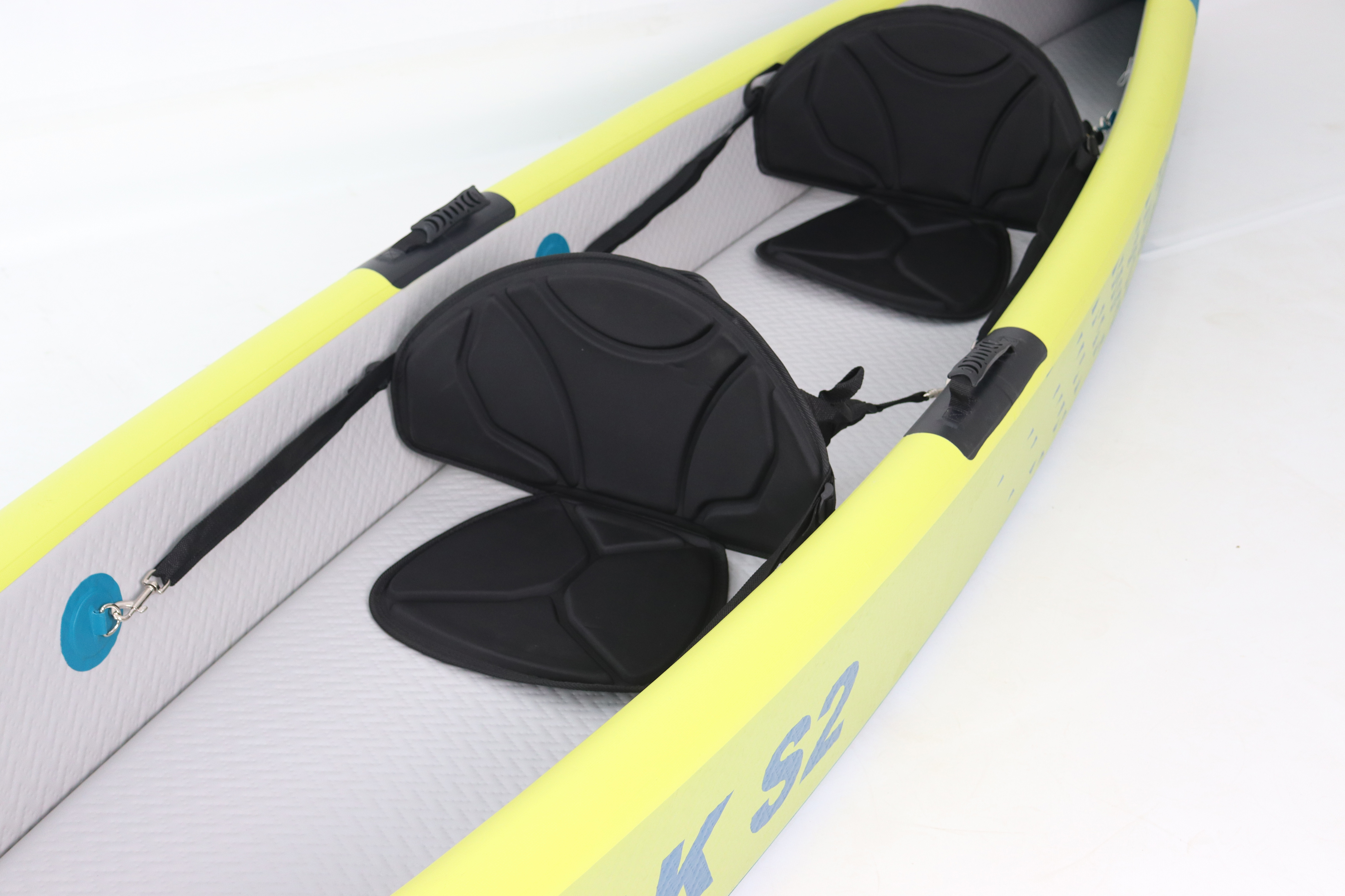 Factory Supply Cheap Price White Water 2 Person Inflatable Drop Stitch Kayak Pedal Boat Fishing Kayak