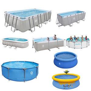 Outdoor Above Ground Pvc Swimming Pool Kolam Renang Piscina Inflavel Aboveground Alberca Piscine Picinas Pisinas Zwembad