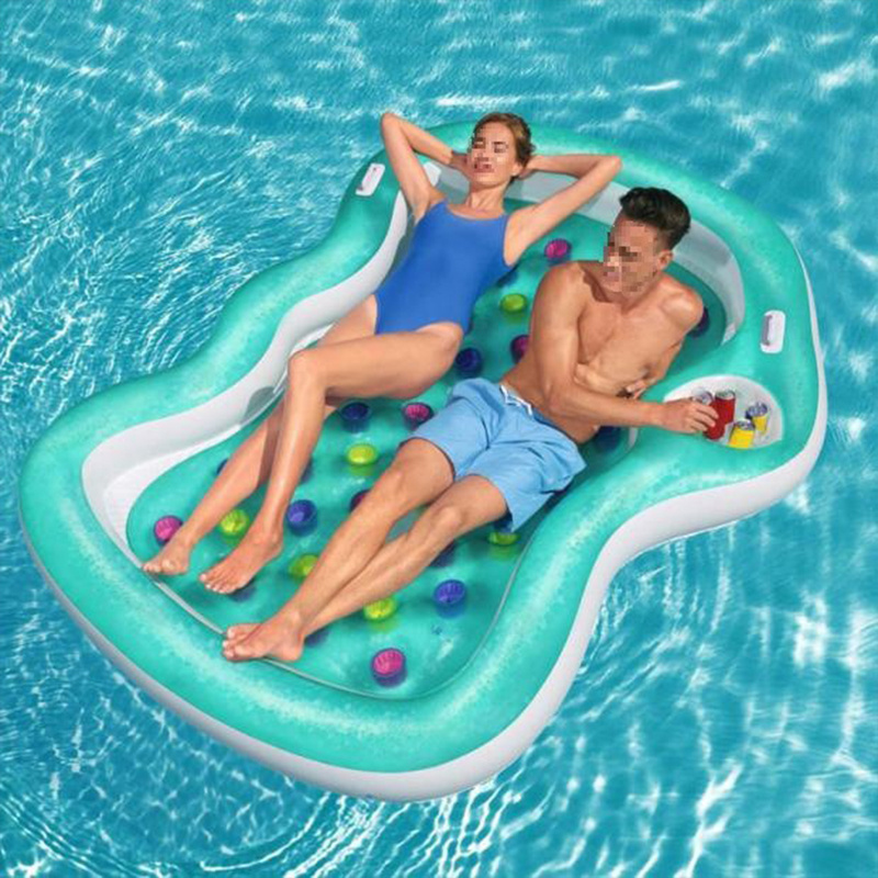 Inflatable Pool Floaty Lounger Float Raft Water Floating Hammock Water Sofa Inflatable Floating Bed