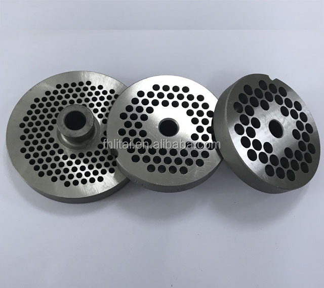 Meat grinder plate blades and knives