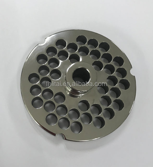 Meat grinder plate blades and knives