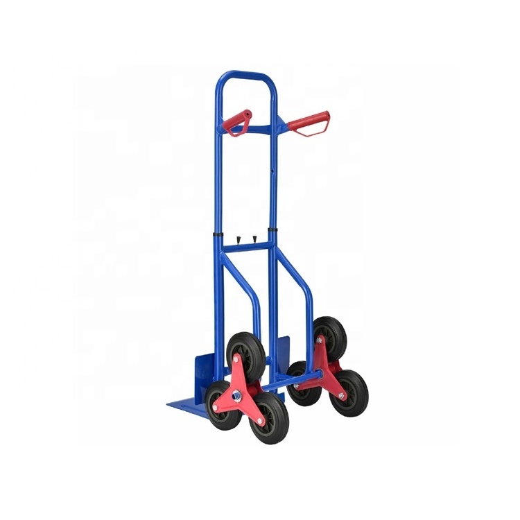 Heavy Duty 6 Wheel Stair Climber Sack Hand Truck Gas Cylinder Stair Climbing Cart Trolley