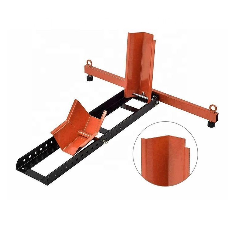 Heavy Duty 1800lb Weight Capacity Adjustable Motorcycle Wheel Chock Stand