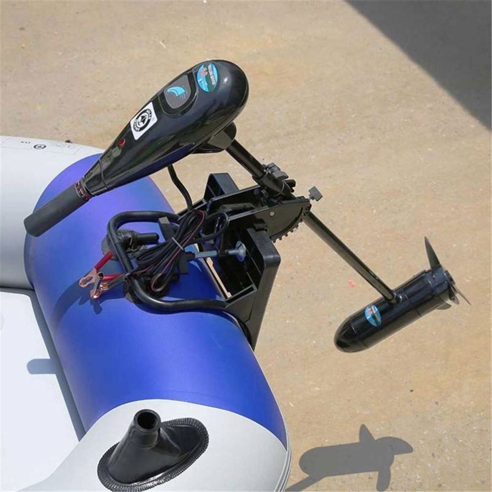 40LBS 12V Inflatable Boat Electric Trolling Motor Outboard Engine For Water Sport Fishing Propeller Speed Kayak