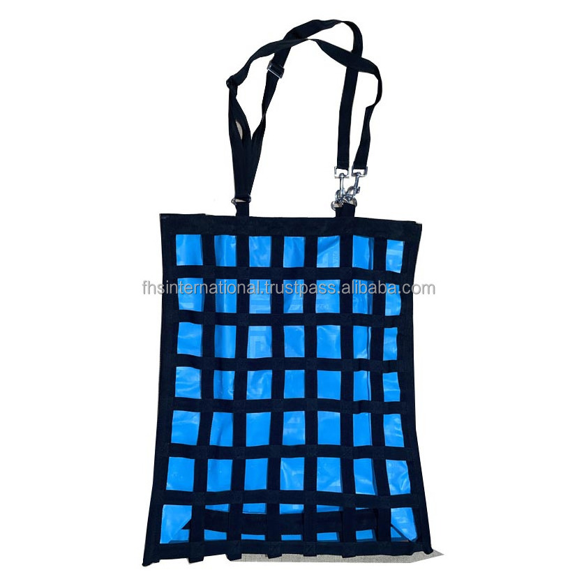 Top Quality - Strong Nylon Web Front Slow Feeder Horse Hay Bag with Exclusive Super Strong Bottom