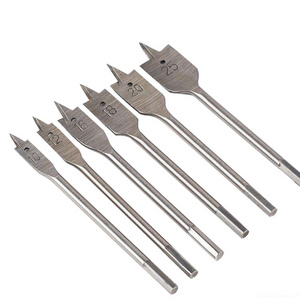 Jiesheng tools supply fenghua brand spade flat wood drill bit set in wallet core bit for wood