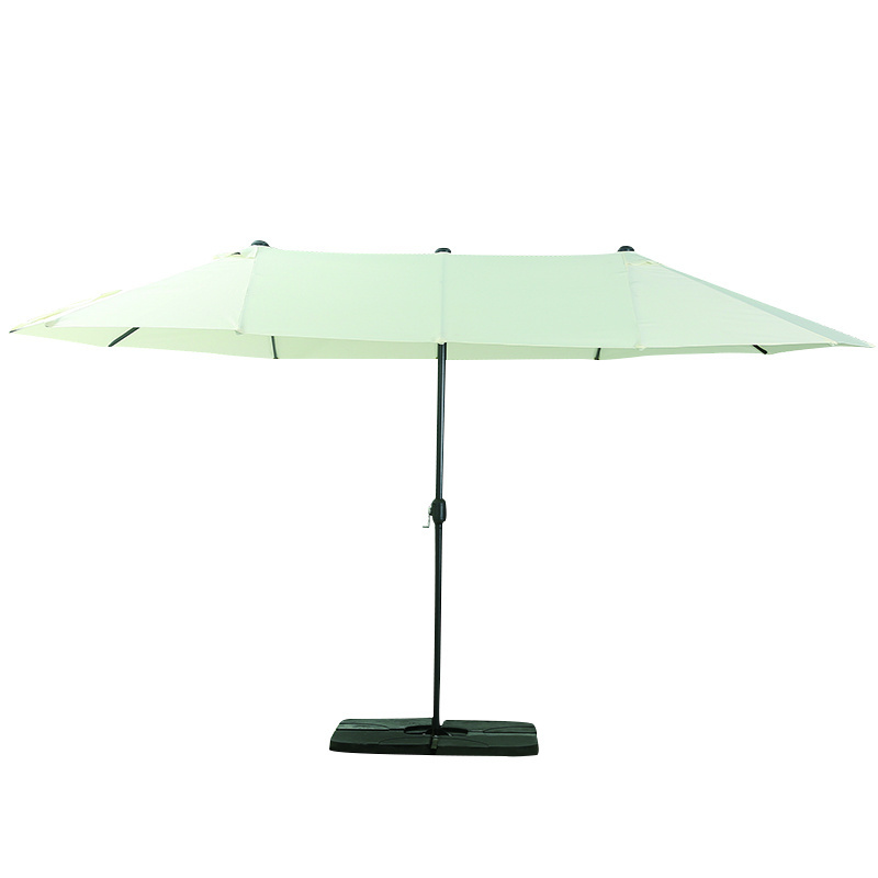 New Design Twin Umbrella Double Patio Umbrella Suitable For Four People, Garden Umbrella For Cafe, Yard, Beach, Outside