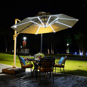 Patio cantilever umbrella durable using various market patio canopy beach garden sunshade umbrella light outdoor premium