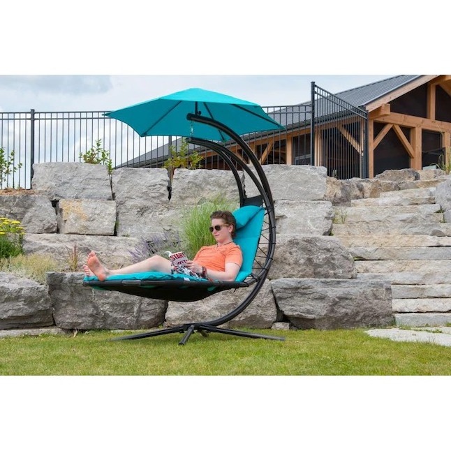 Custom color Hanging Helicopter Sun Lounger Chair Dream Chair Swing Hammock Sun Seat Canopy Relaxer