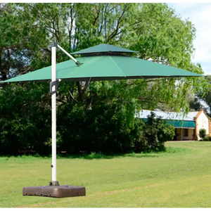 outdoor garden umbrella Aluminum 3m hanging parasols 10 ft Cantilever commercial beach sun patio umbrellas