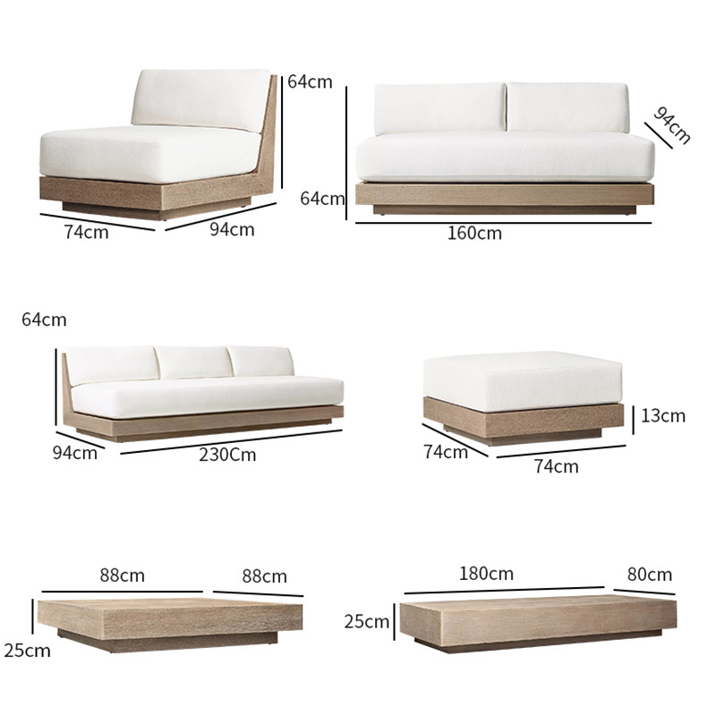 New Design Outdoor Patio Furniture Deep Seating Large Garden Set Garden Teak Patio Furniture Design