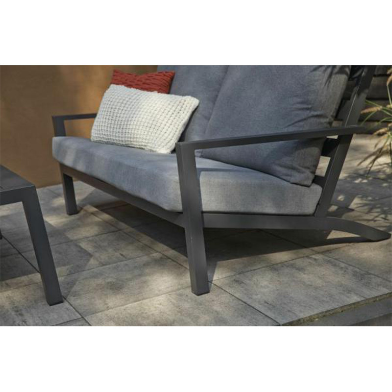 Modern Garden Sets Aluminum Conversation Sets With Staple fiber cloth Outdoor Furniture Sofa backyard sofa garden couch