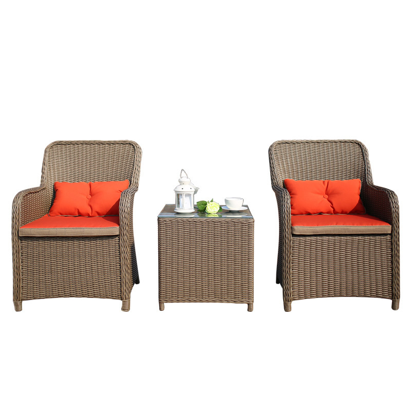 Hot selling  outdoor table and chairs rattan garden furniture set