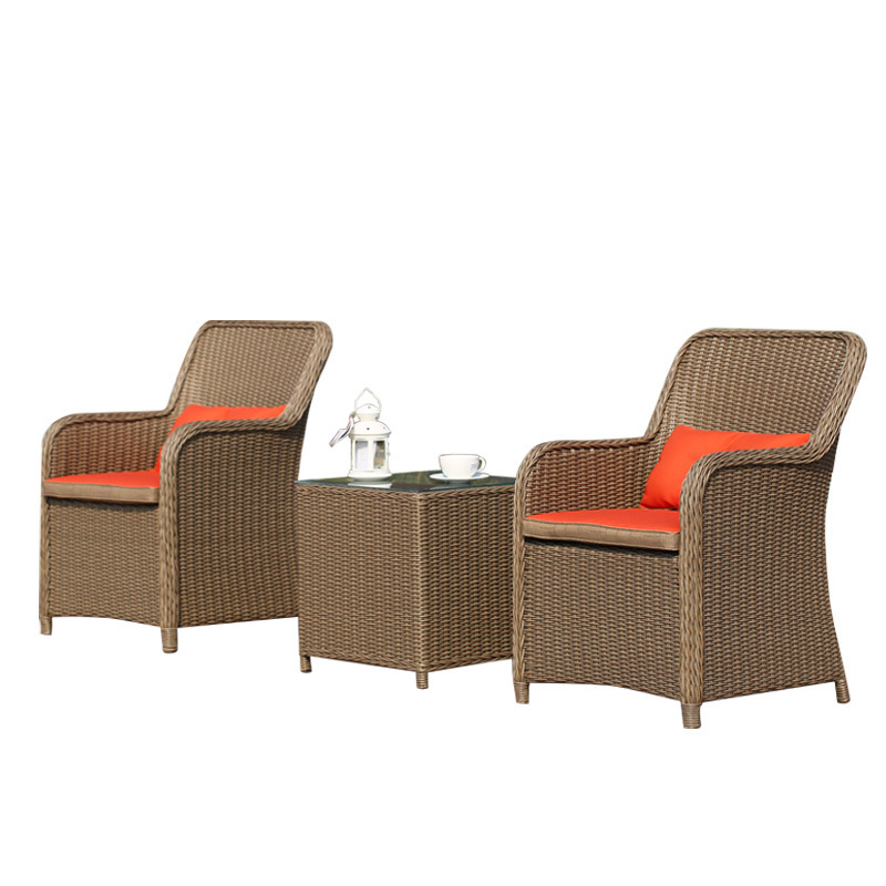 Hot selling  outdoor table and chairs rattan garden furniture set