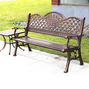 High Quality  3 seaters  Outdoor Street Long Bench  in Shopping Mall Street  Cast Aluminum  Chair For Park, Hotel