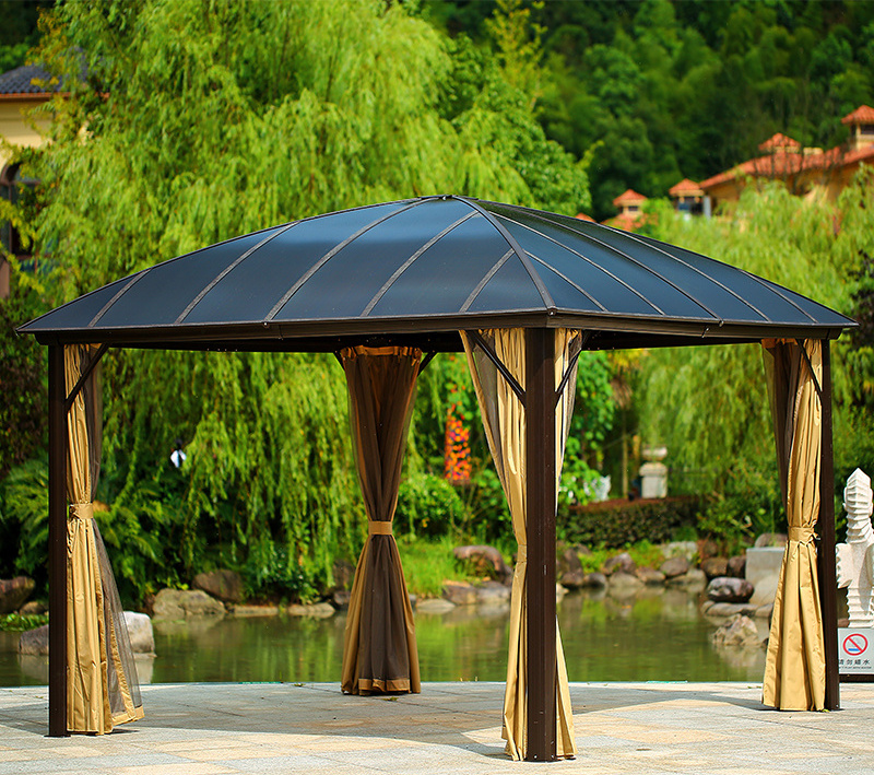 Other outdoor furniture Garden outdoor luxury pergola dome aluminum gazebo manufacturers