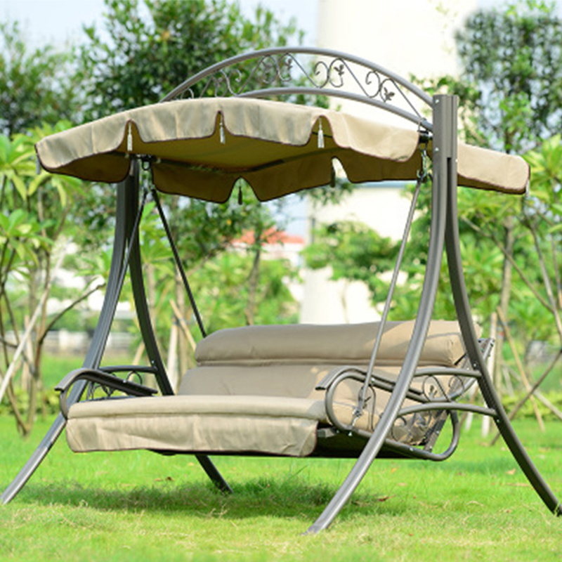 2022 New Design Restaurant Bench Rattan Hanging Swings  Garden Balcony Bed Rocking Chair Garden Patio Swing Chairs