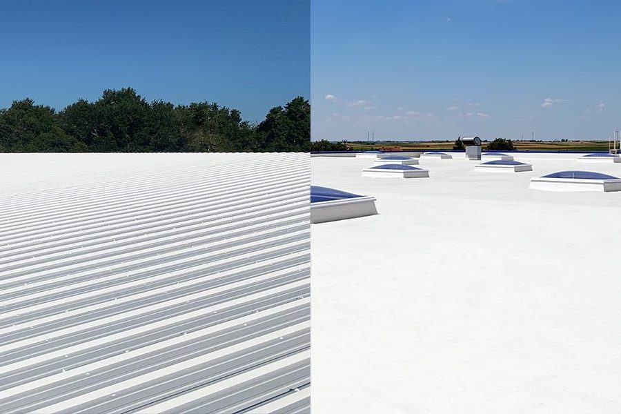 Factory Supply Roof Thermal Insulation Material Color Steel Tile Cement Roof White Waterproof And Cooling Paint