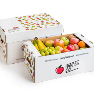 Custom Printing Fruit Vegetable Corrugated Packaging Box Heavy Duty Paper Cardboard Carton Tomato Corrugate Box