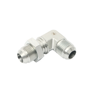 High Pressure Carbon Stainless Steel Hydraulic connector Male JIC Elbow 90 Cone Bulkhead hydraulic fitting JIC hydraulic adapter