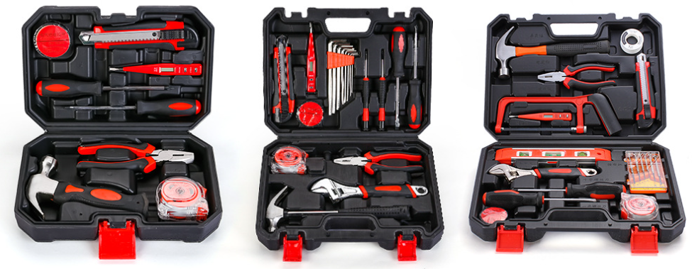 High Quality 43-Piece Combination Hand Tool Kit for Electricians Carpenters Includes Bits Hex Keys OEM ODM Customizable Support