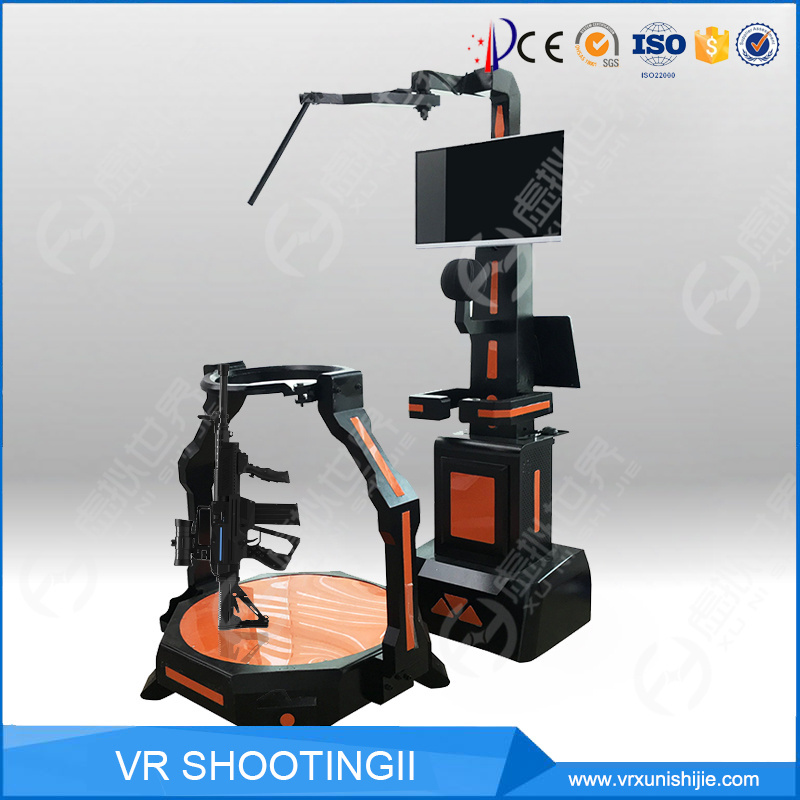 Amusement Park Rides Equipment 9D VR Walking Machine Virtual Reality 360 Degree View VR Treadmill VR Shooting Simulator