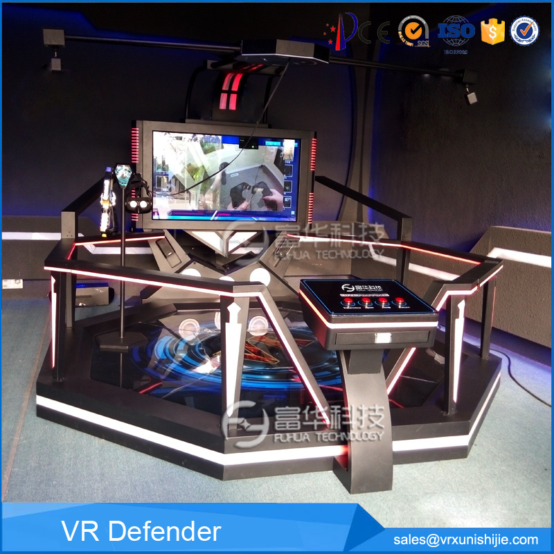 Virtual Reality Interactive Vr Explore Games Standing Space Walker 9D   Shooting Game VR Walking Platform Simulator