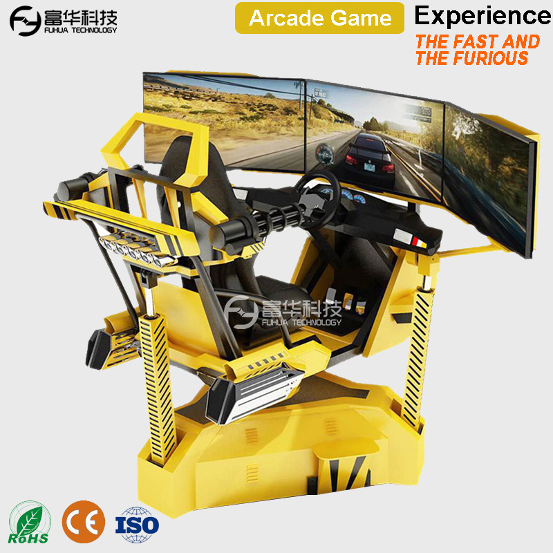 Virtual Reality 9d vr driving simulator car driving Game Machine 4d Car Racing Simulator