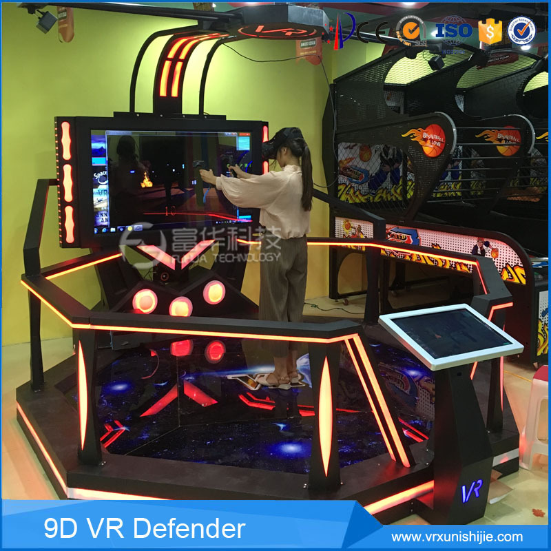 Virtual Reality Interactive Vr Explore Games Standing Space Walker 9D   Shooting Game VR Walking Platform Simulator