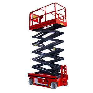 6m-14m Electric Scissor Lift Electric Man Lift Self Propelled Scissor Lift Platform For Aerial Work High Quality Durable