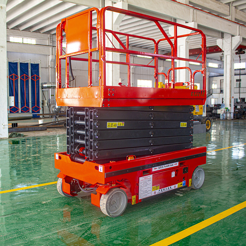 6m-14m Electric Scissor Lift Electric Man Lift Self Propelled Scissor Lift Platform For Aerial Work High Quality Durable