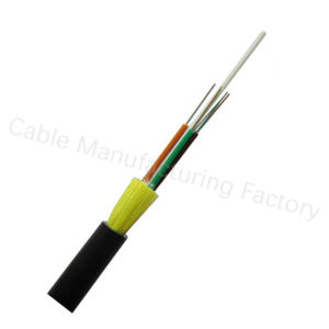 Wanbao good price single jacket g652d aramid yarn 48 core adss fiber optic cable span 120m