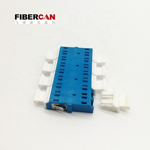 8 core LC fiber optic adapter 8 port lc fiber optic coupler for fiber optic patch panel in data center