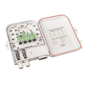 8 core FTTH fiber optic termination box distribution box for outdoor/indoor odp/odb box fibra NAP