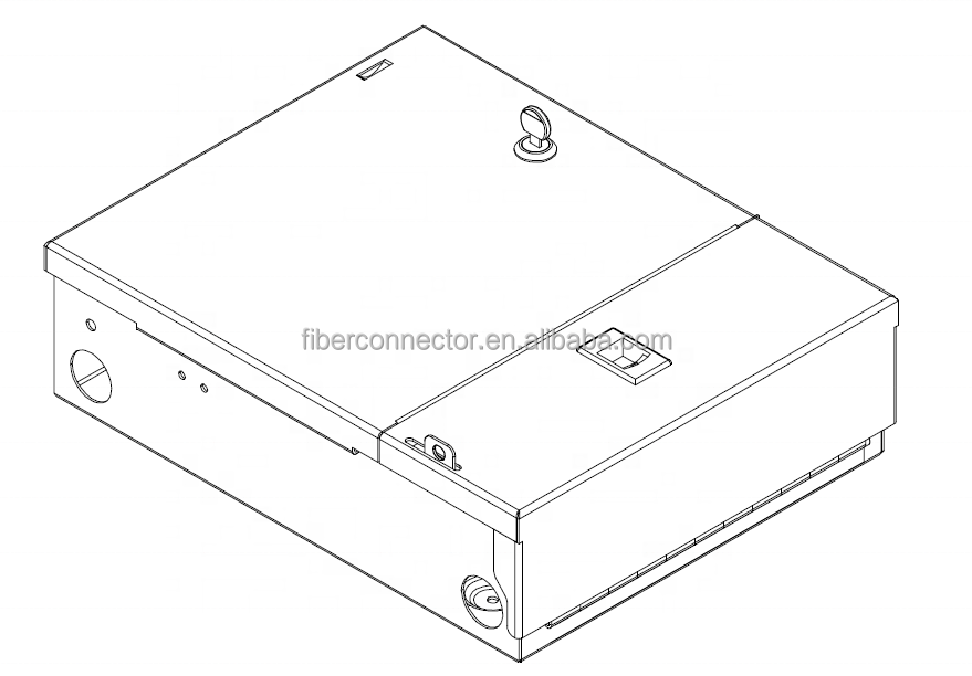 Double door Wall Mount terminal Fiber Optic Patch Panel Distribution Box