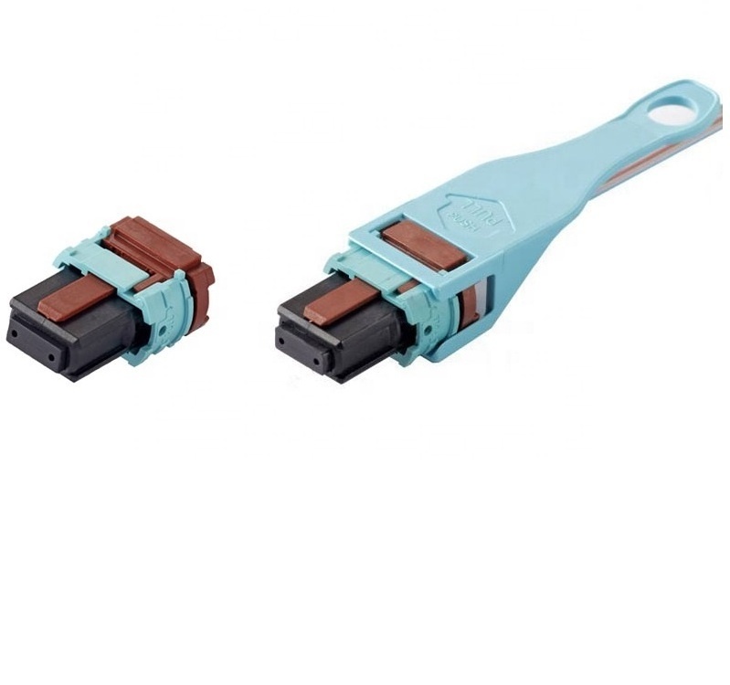 Micro Mini Short MPO Connector Supplier Optical Fiber Flat Cable Connector Mop Connector