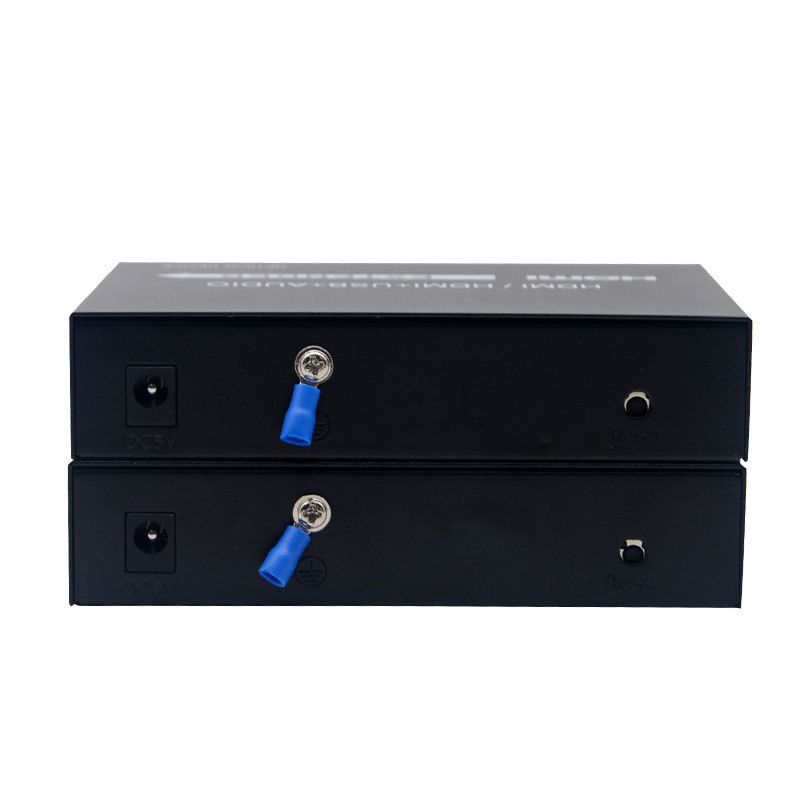 1080P VGA over Fibre Transceiver Extender 20KM VGA to Fiber Optic Converter with USB KVM Audio